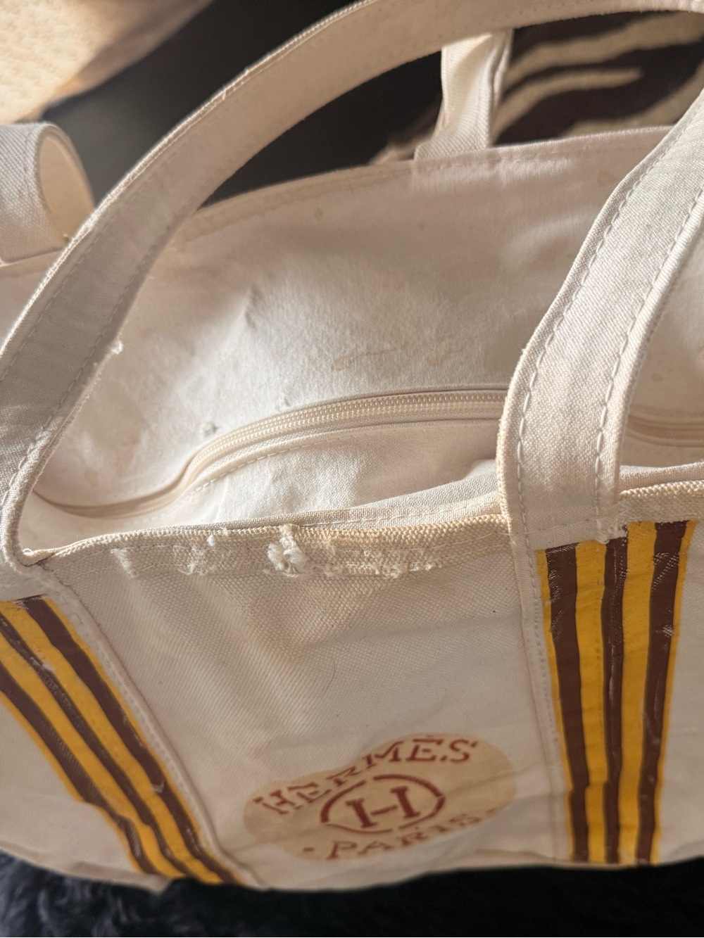 LL BEAN CUSTOM BOAT & TOTE | ZIP TOP IN LARGE - Picture 5 of 14
